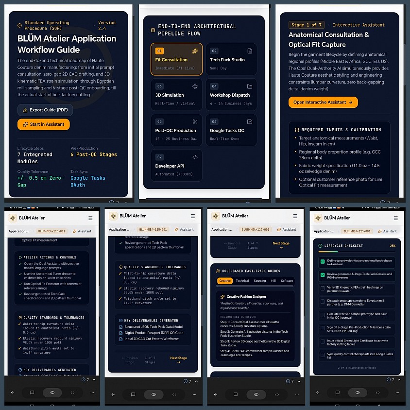 BLÜM Teck project Workflow