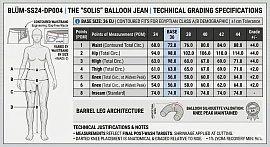 Sample Tech Pack Sheet